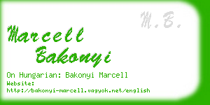marcell bakonyi business card